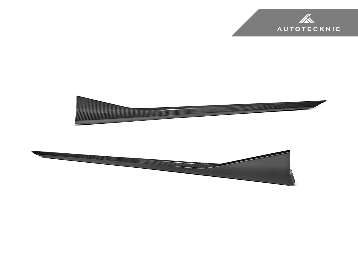AutoTecknic Dry Carbon Fiber Side Skirt Extension Set - G90/ G99 M5