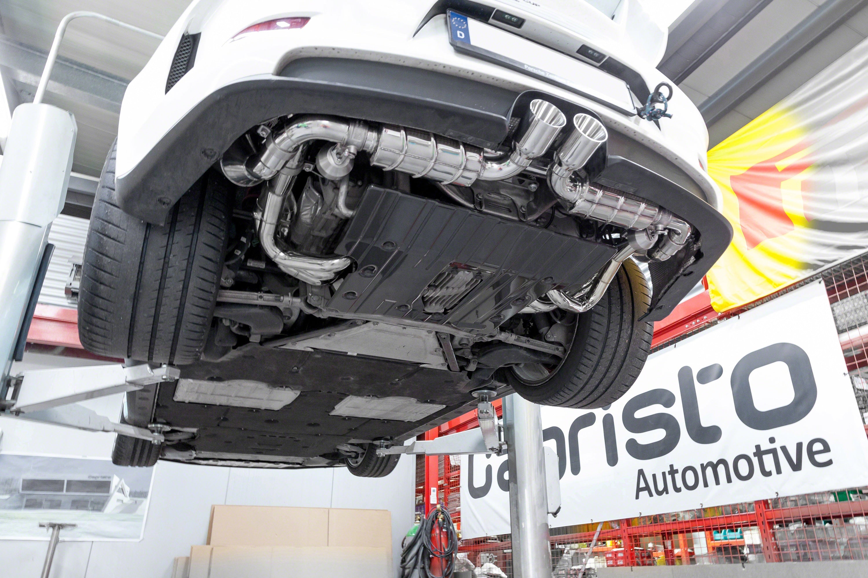Porsche 991.1 GT3/3RS - SET: Valved Exhaust, Headers, Sport Cats, and Carbon Engine Cover (CES3)