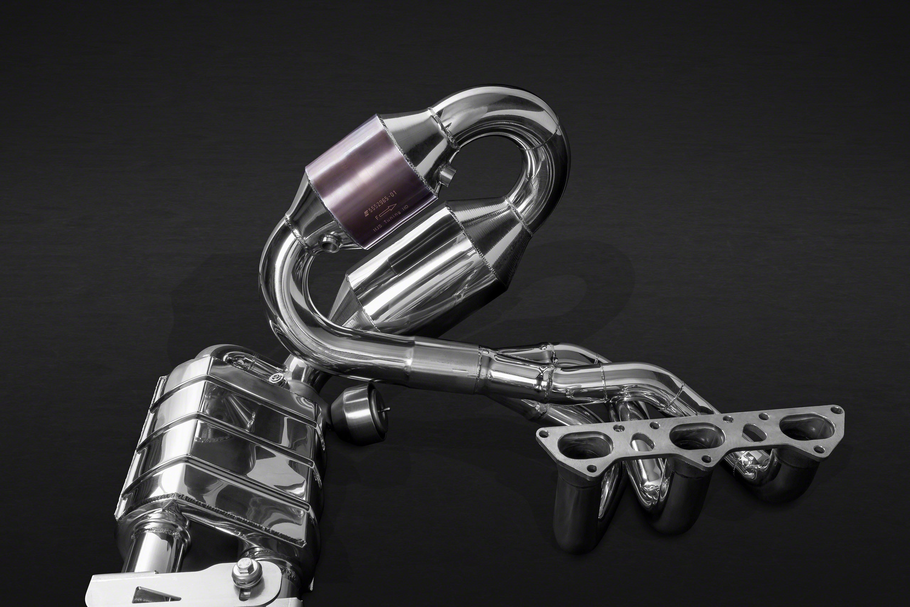 Porsche 991.1 GT3/3RS - SET: Valved Exhaust, Headers, Sport Cats, and Carbon Engine Cover (CES3)