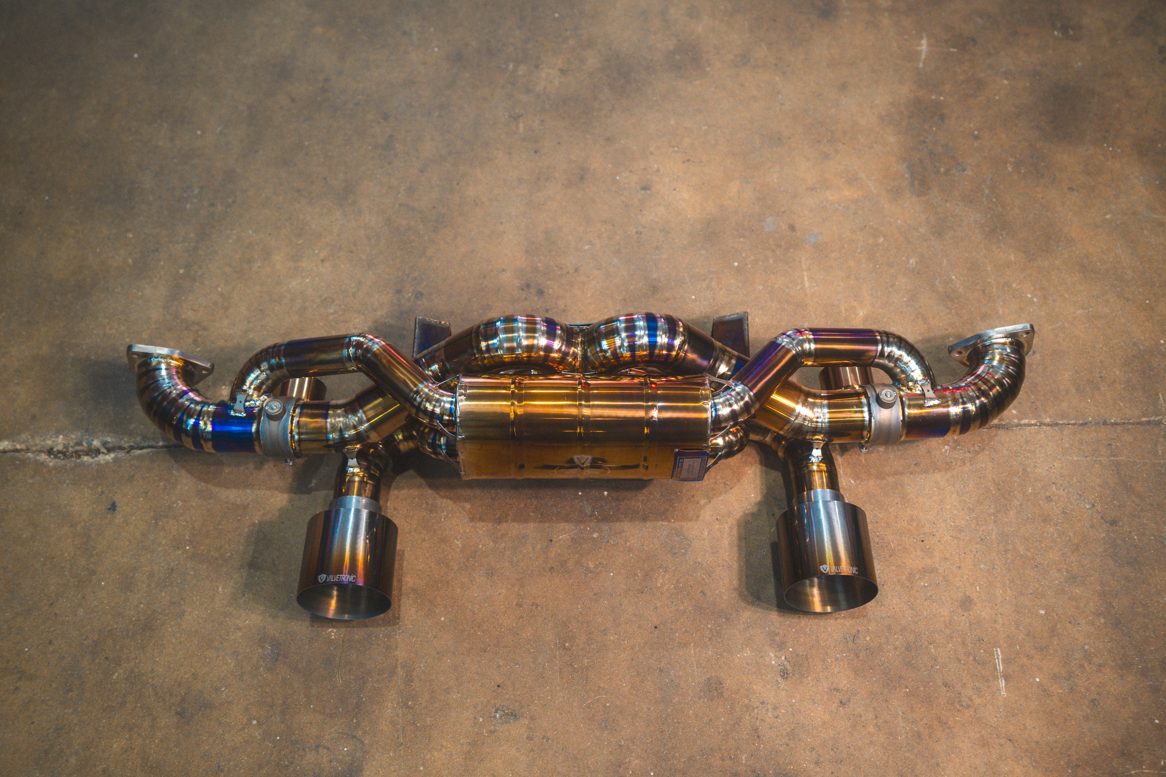 Valvetronic Valved Sport Exhaust System for Porsche 718 GT4RS/Spyder RS