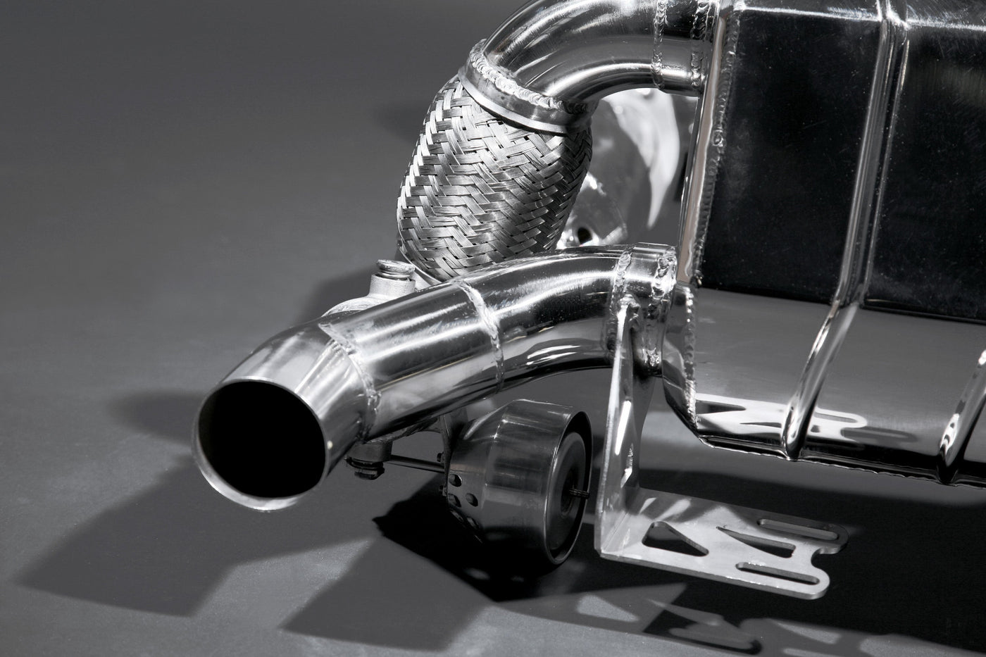 Ferrari F430 Scuderia/16M - Valved Exhaust, 250 Cell Sport Cats + Heat Protection