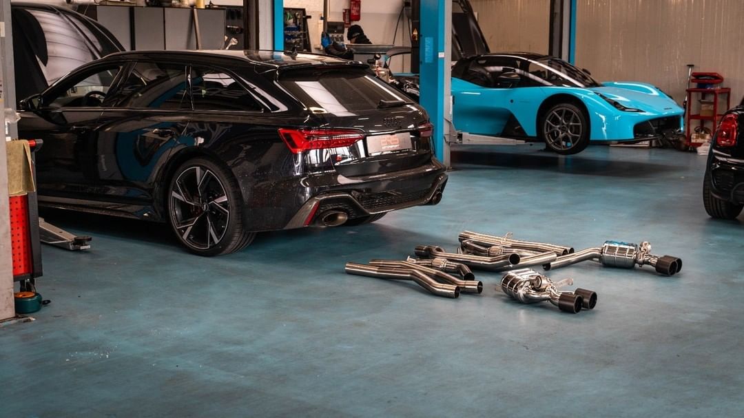 Audi RS6/7 (C8) - ECE Valved Exhaust + Carbon Tips (OE Actuators)