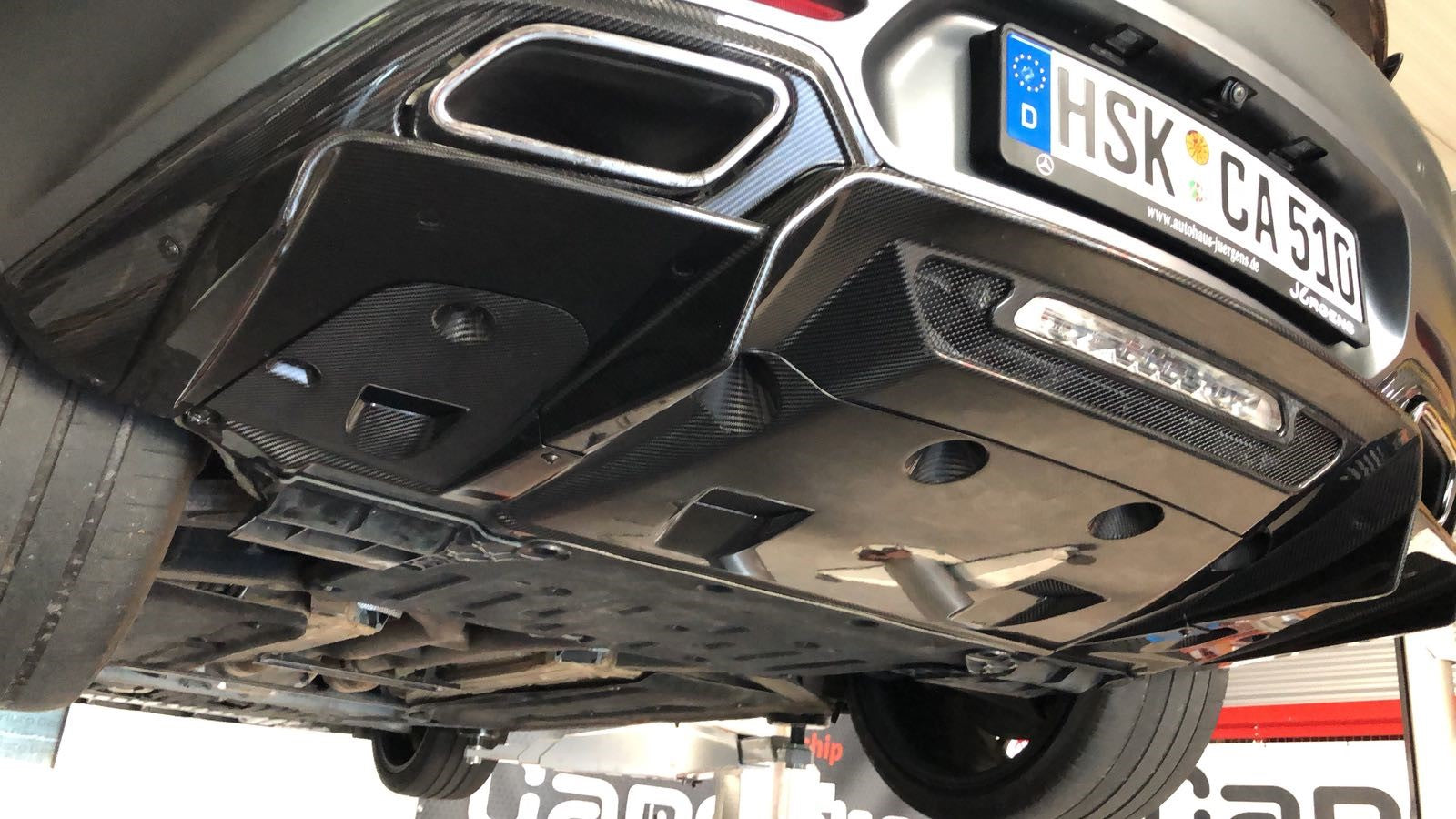 Mercedes AMG GT/GTS - Carbon Fiber Rear Diffuser