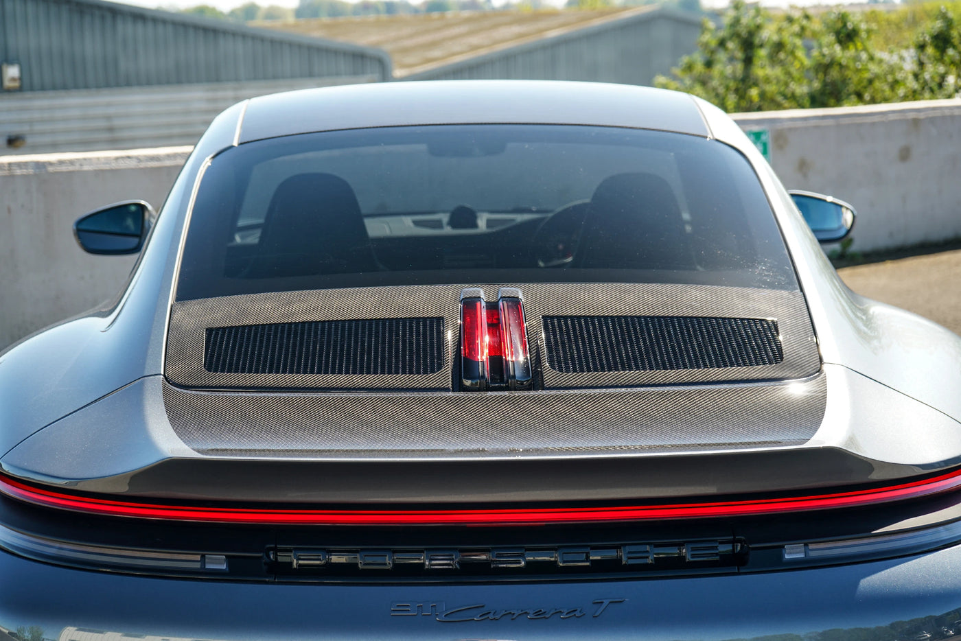 992 Engine Cover (Brake Light Delete) - Gloss Visual Carbon