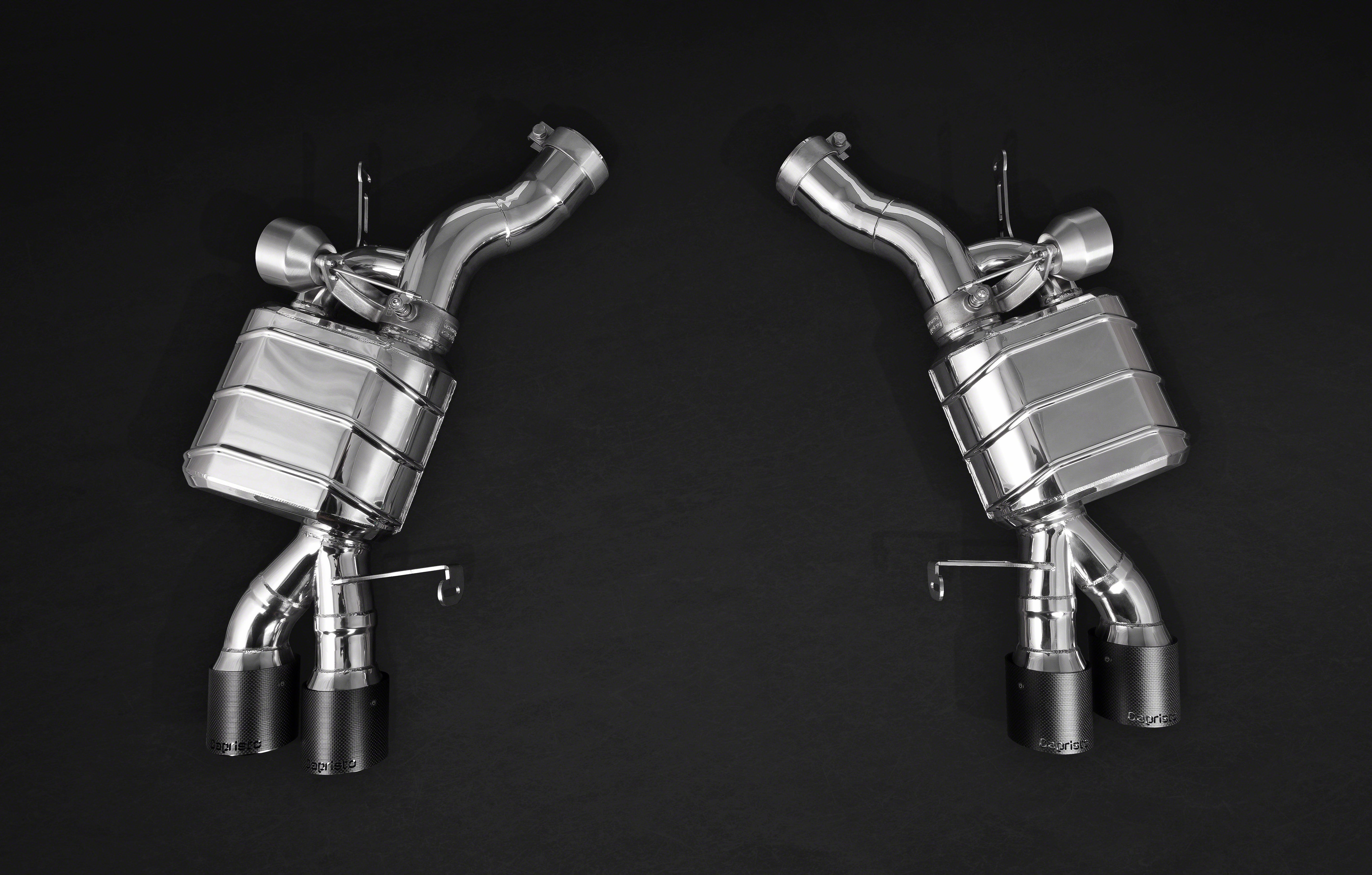 BMW M6 (F12/13/06) - Valved Exhaust, MidPipes, PostCat Spare Pipes + Carbon Tips (CES3)