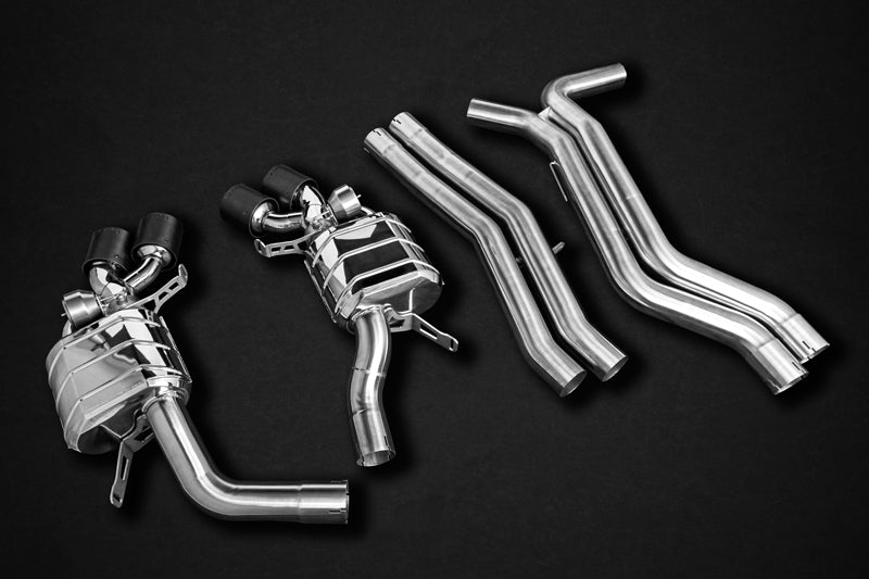 Audi RS6/7 (C8) - ECE Valved Exhaust + Carbon Tips (OE Actuators)
