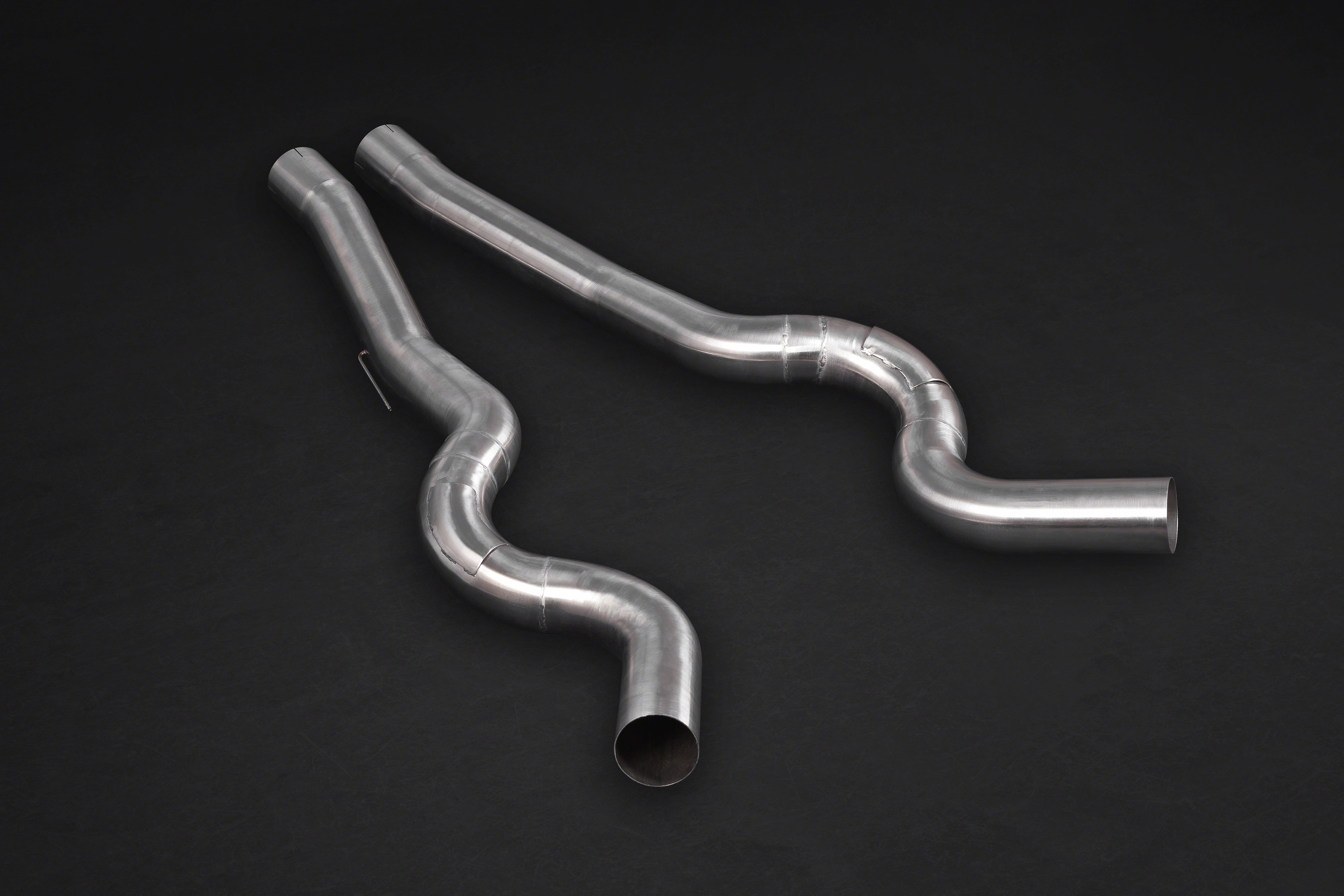 BMW M6 (F12/13/06) - Valved Exhaust, MidPipes, PostCat Spare Pipes + Carbon Tips (CES3)