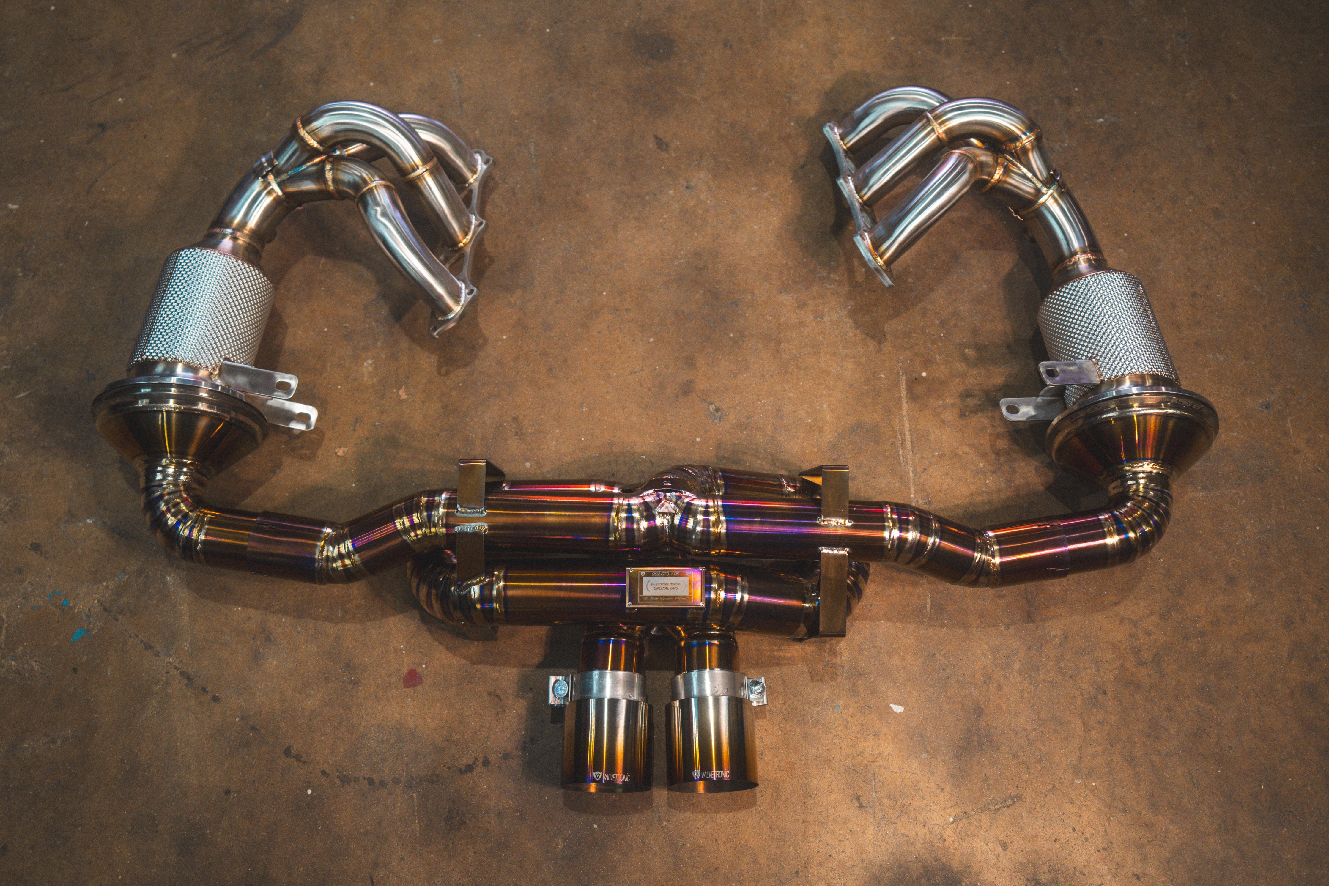 Valvetronic Valved Sport Exhaust System for Porsche 992 GT3/RS