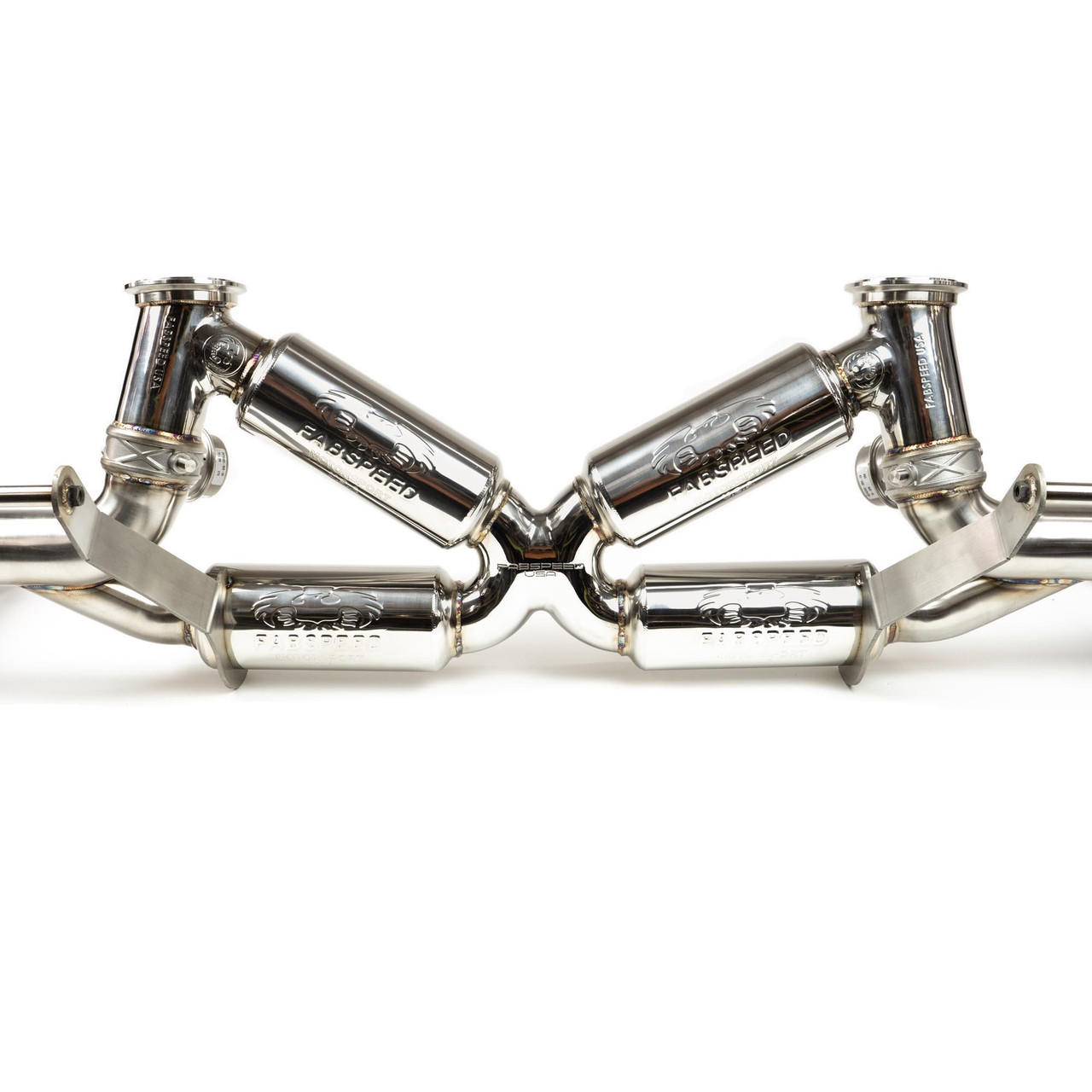 Fabspeed Audi R8 V10 Valvetronic Supersport X-Pipe Exhaust System (2019+)