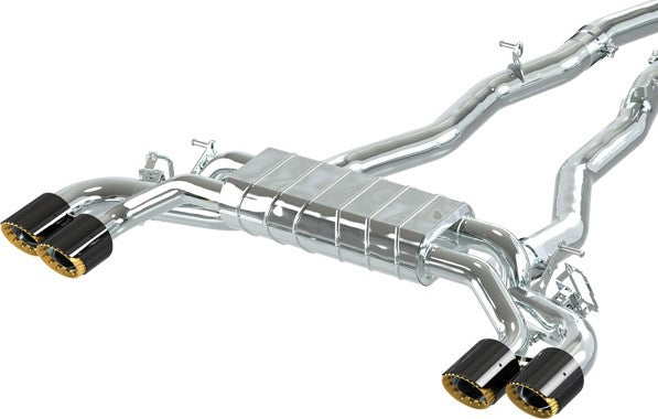 BMW M5 (G90/G99) Euro OPF - Valved Exhaust + Wicrom Tips (OE Actuators)