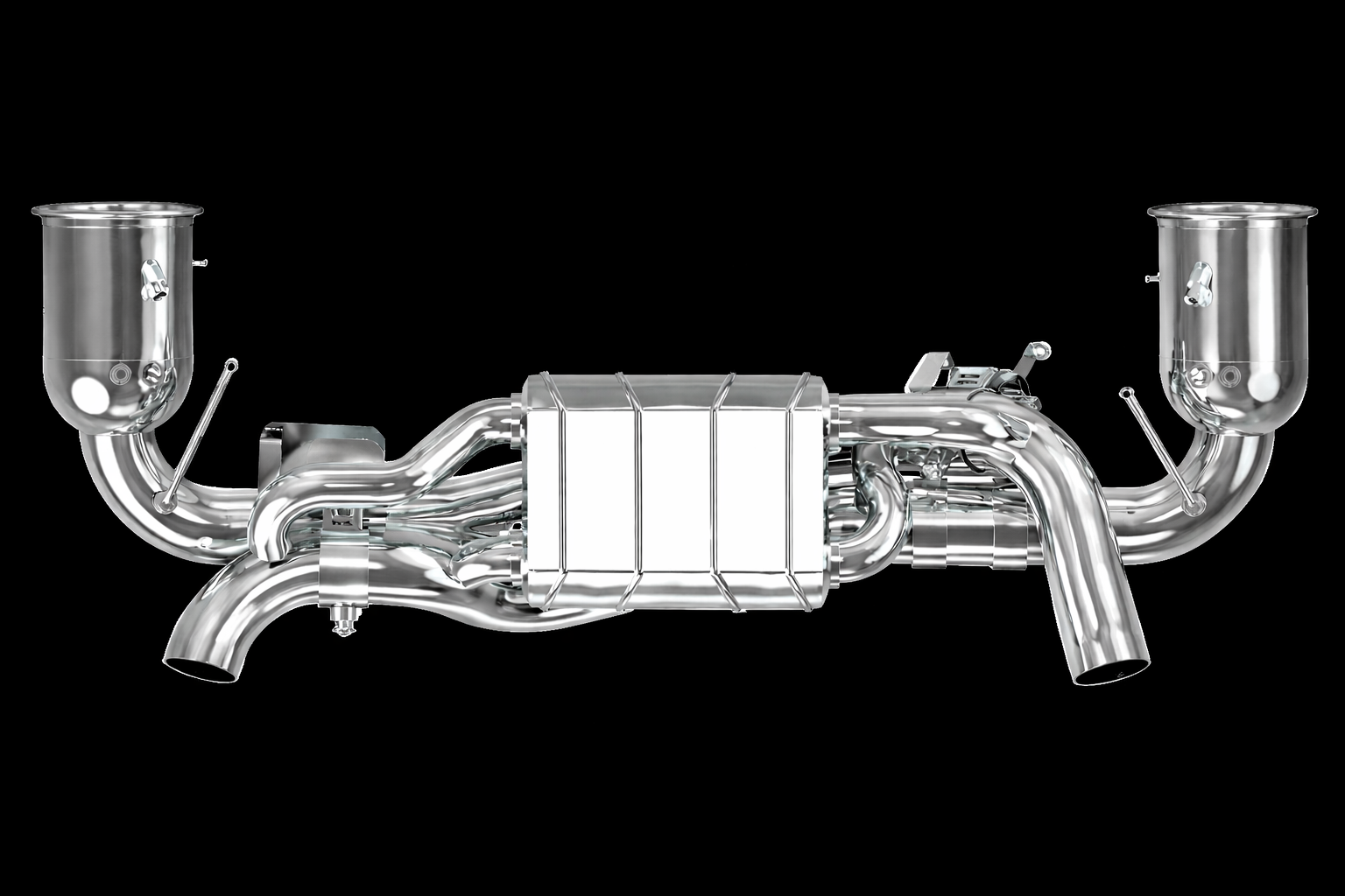 Porsche 992 Carrera/S/Turbo/Turbo S - Valved Exhaust + 250 Cell Sport Cats (OE Actuators)