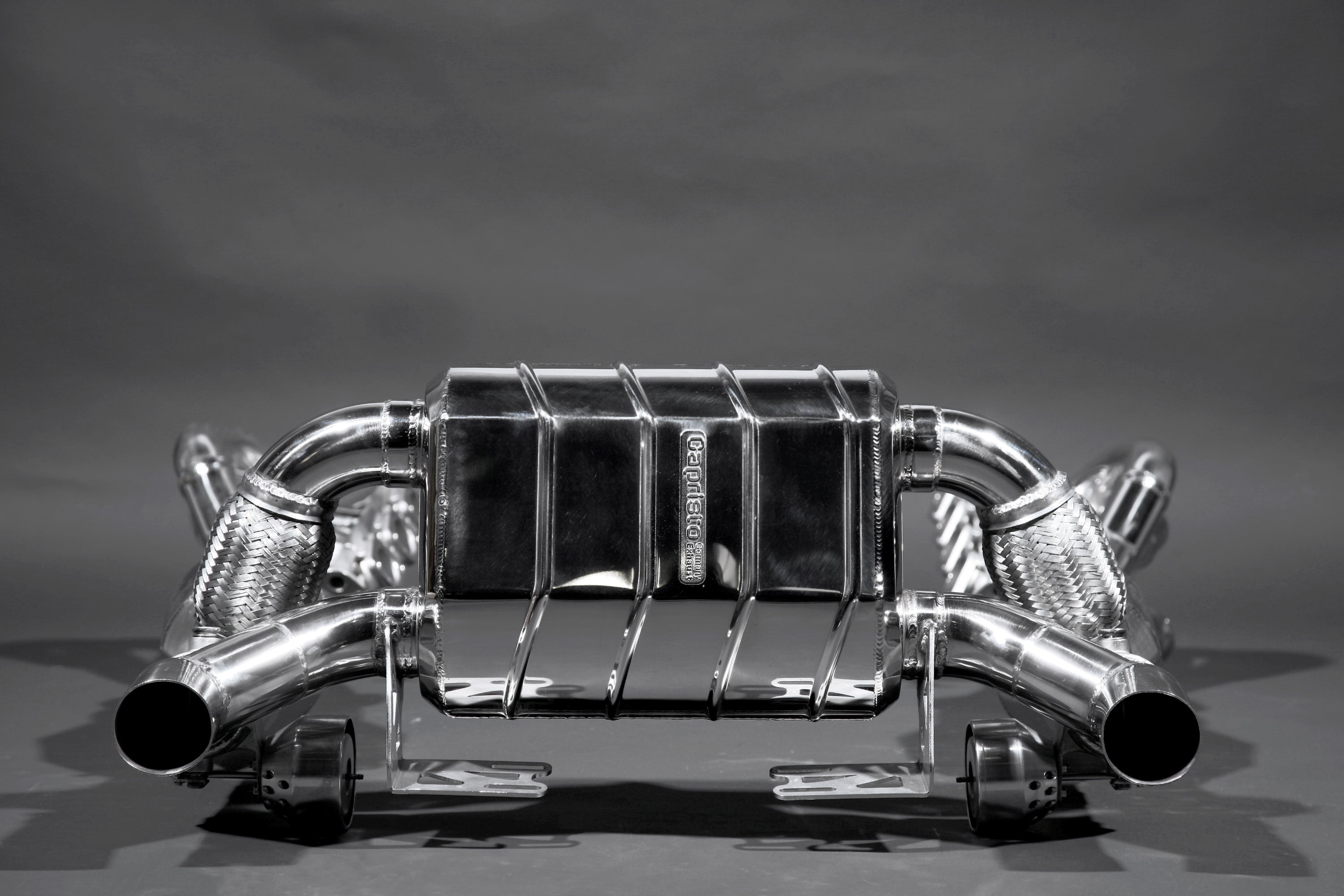 Ferrari F430 Scuderia/16M - Valved Exhaust, Cat Spares + Heat Protection