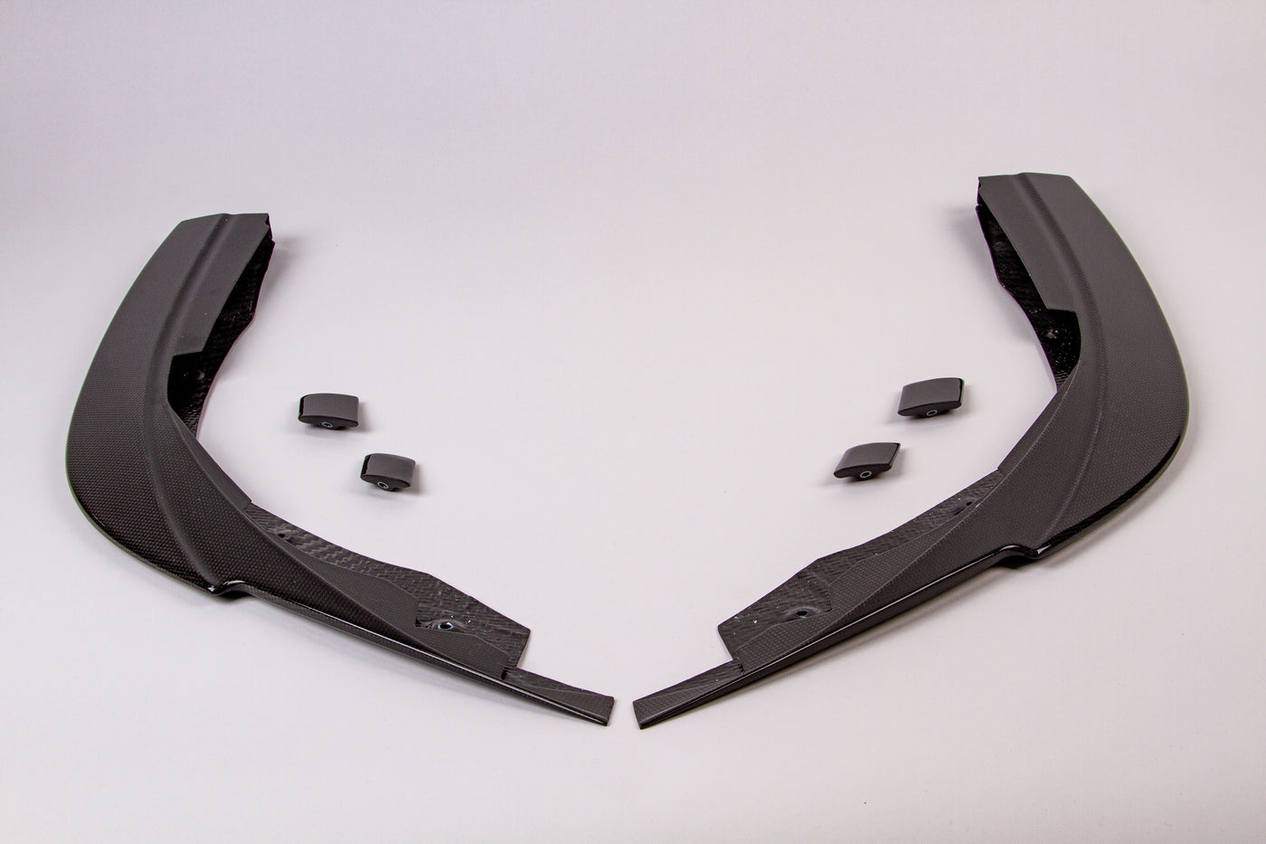 Ferrari F8 - Carbon Fiber Front Spoiler + Side Air Guides (Set)