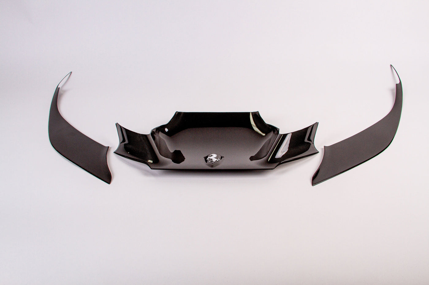 Ferrari F8 - Carbon Fiber Front Spoiler + Side Air Guides (Set)