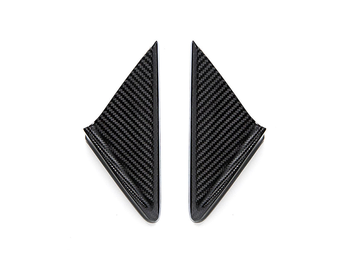 AutoTecknic Dry Carbon Side Mirror Wind Deflector Set - Porsche 911 (991) | 981 Boxster/Cayman | 718 (982)