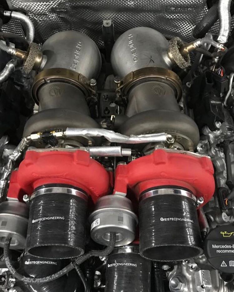 Mercedes AMG C63/S (W205) - 250 Cell Sport Cat Downpipes