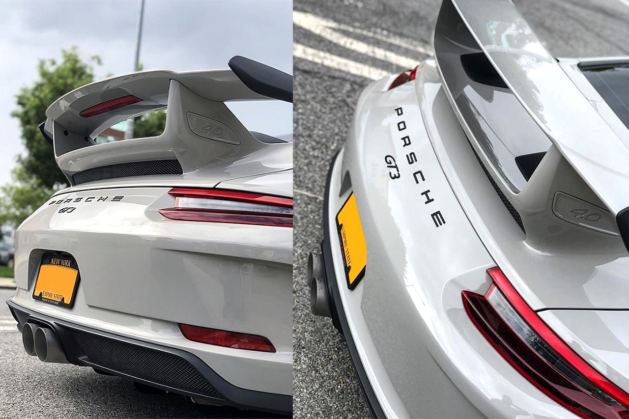Porsche 991.1 / 991.2 GT3 Support Brackets (for SOUL Center Muffler Bypass Exhaust Only)