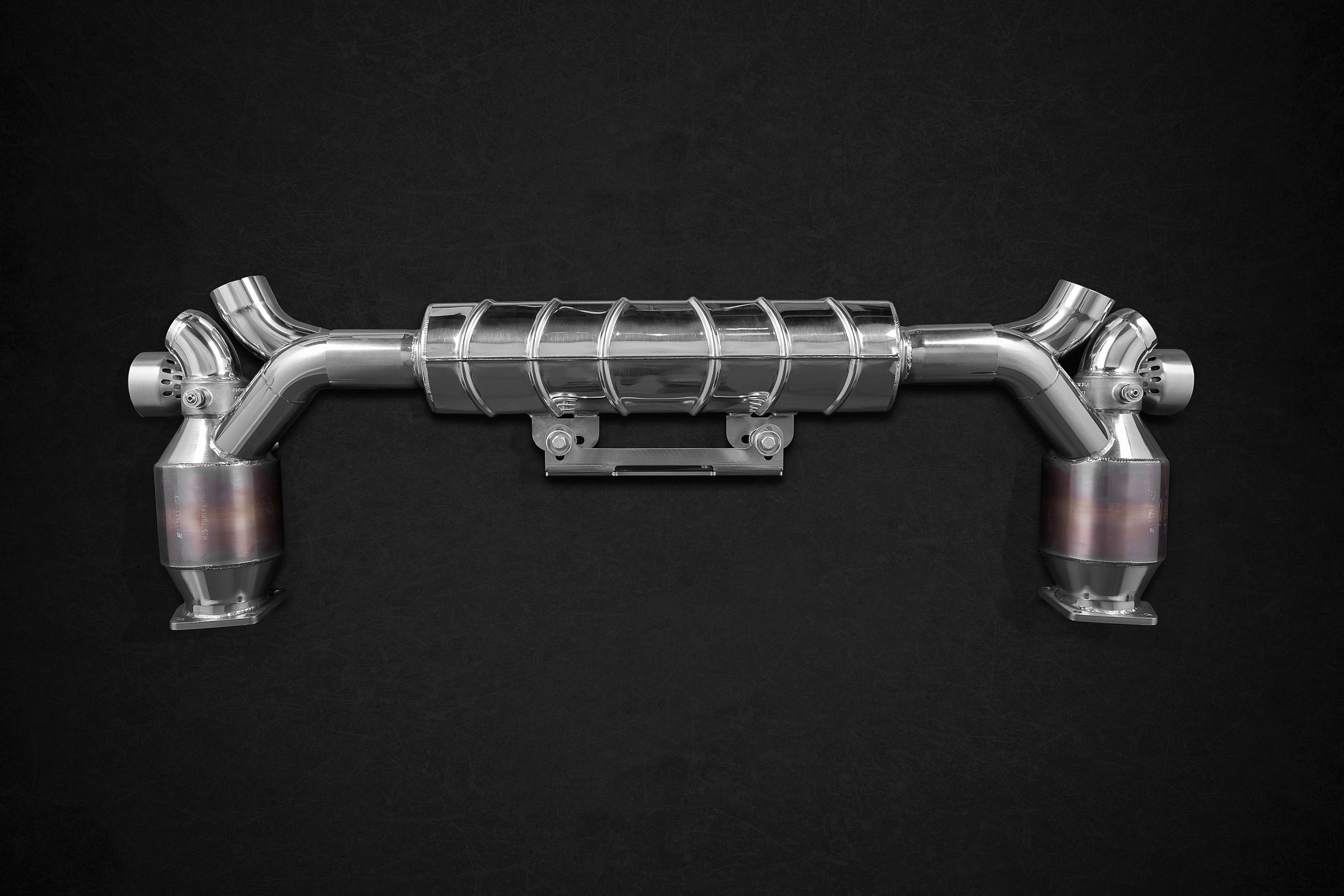 Porsche 991.1/2 Turbo/S - Valved Exhaust + 250 Cell Sport Cats (CES3)