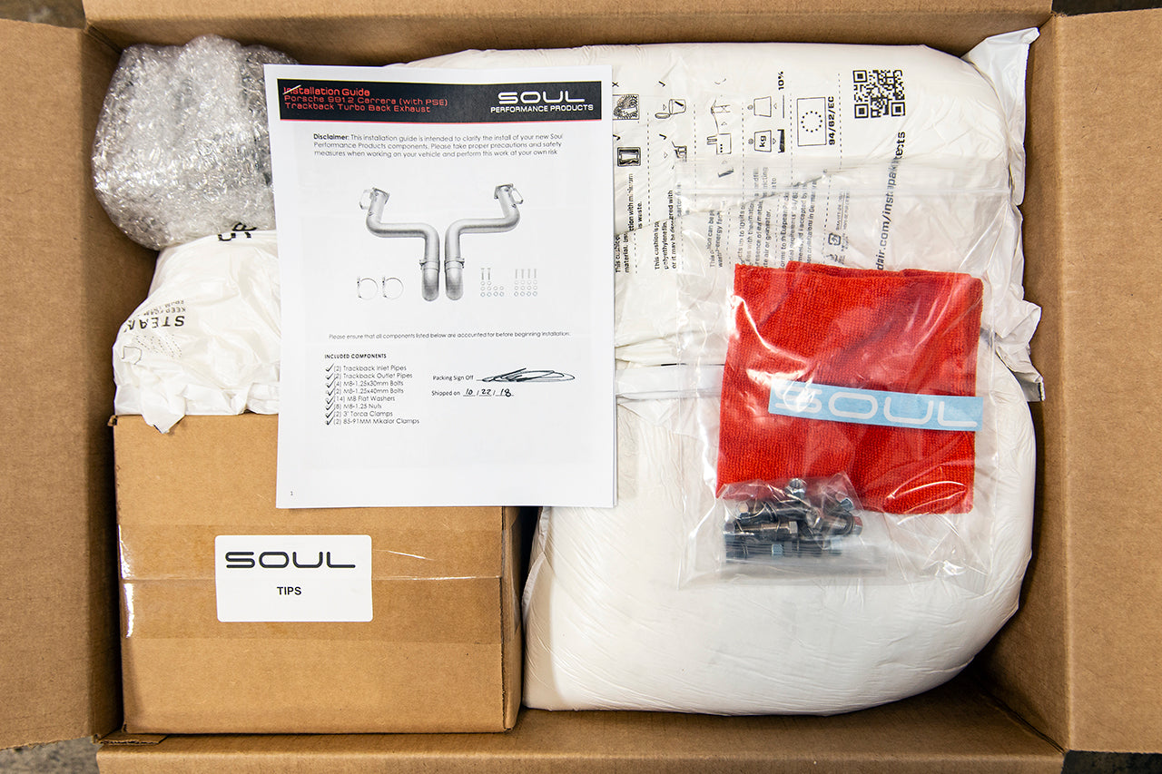 Porsche 991.2 Carrera (with PSE) Trackback Turbo Back Exhaust System