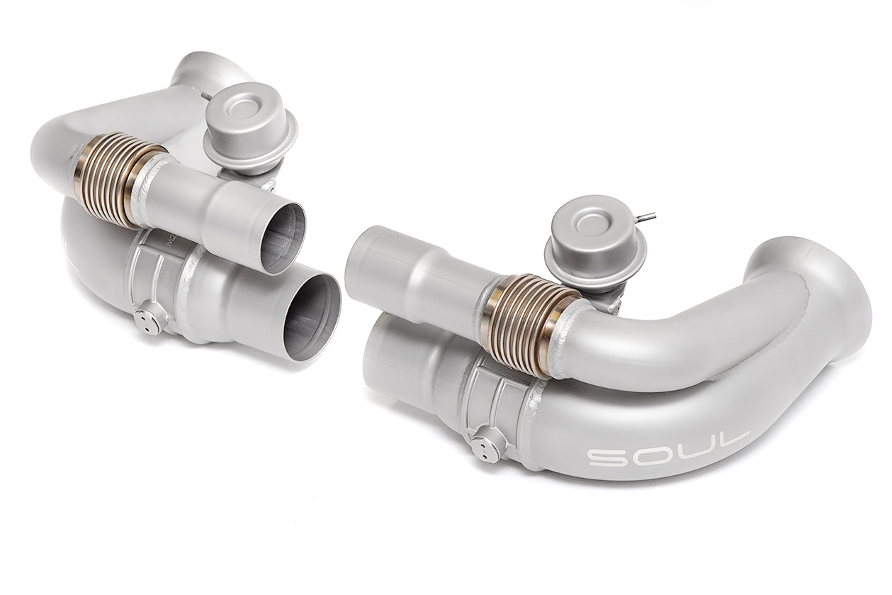 Porsche 997 / 997.2 GT3 Side Muffler Bypass Pipes (non-valved)
