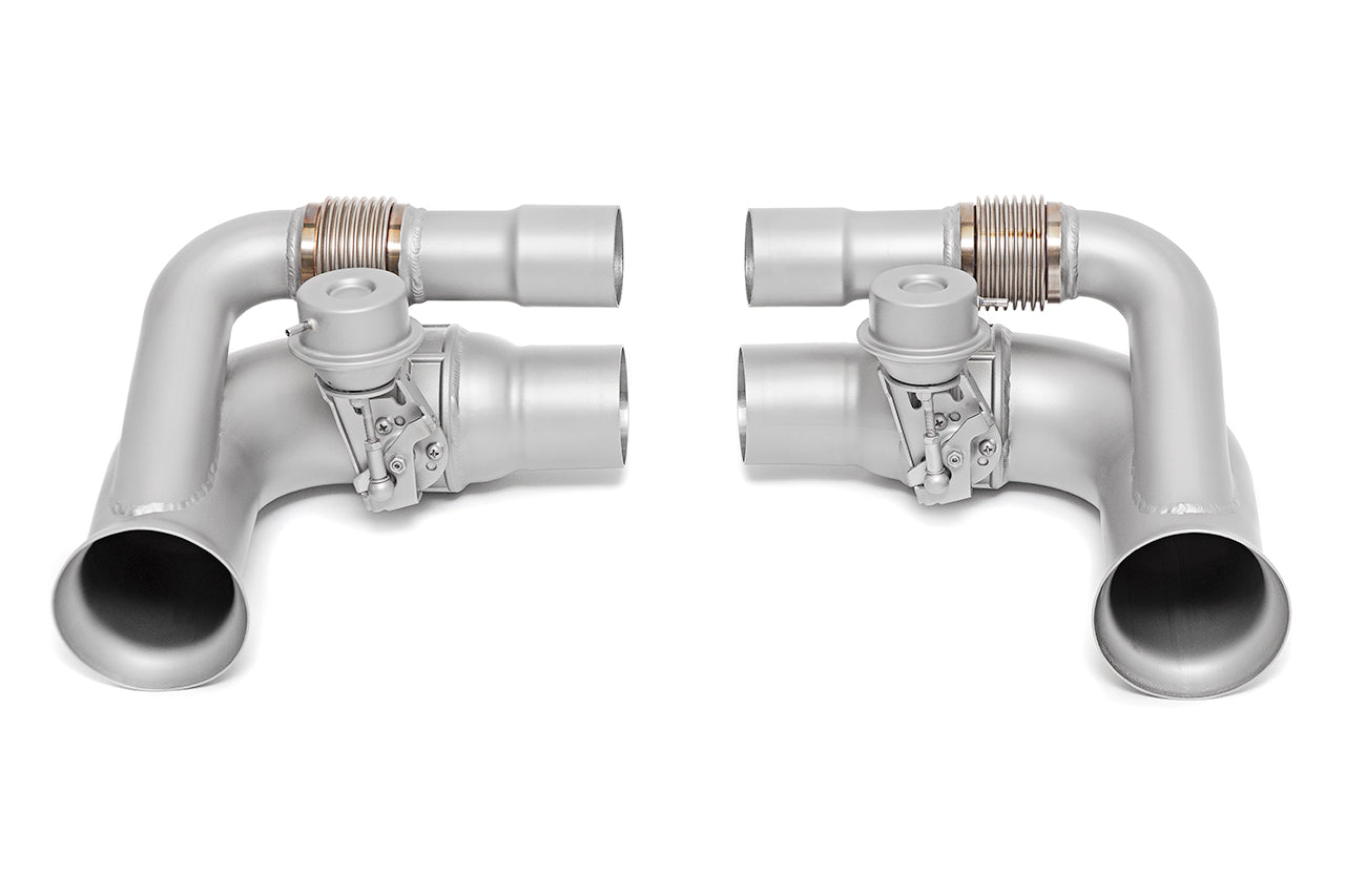 Porsche 997 / 997.2 GT3 Side Muffler Bypass Pipes (non-valved)