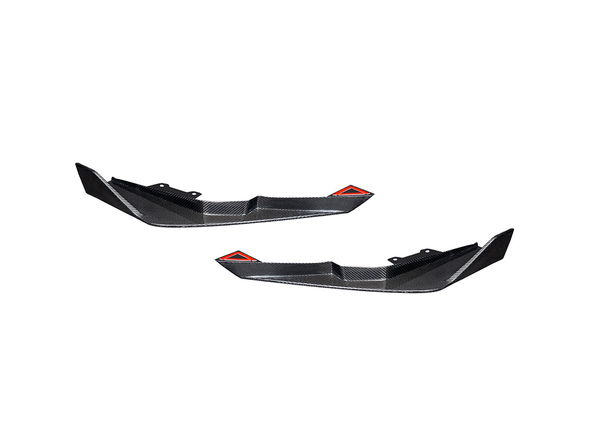 AutoTecknic Dry Carbon Rear Splitter Set - BMW G87 M2