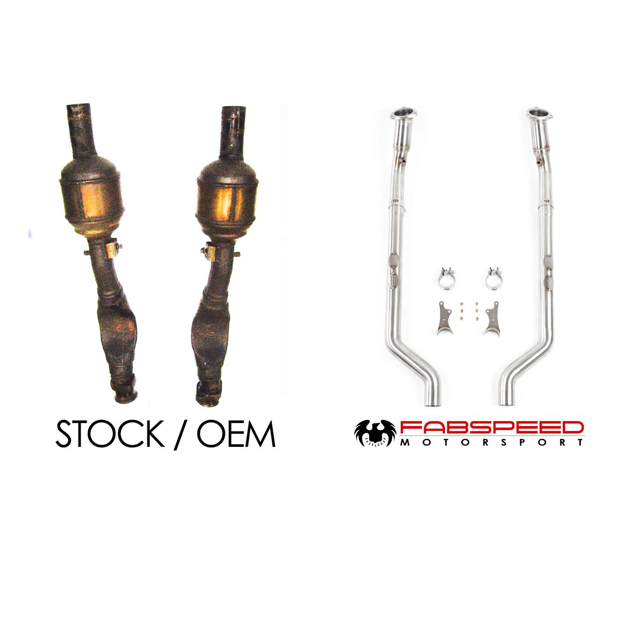 Fabspeed Motorsport Fabspeed Maserati GranTurismo Cat Bypass Pipes 2008-2019