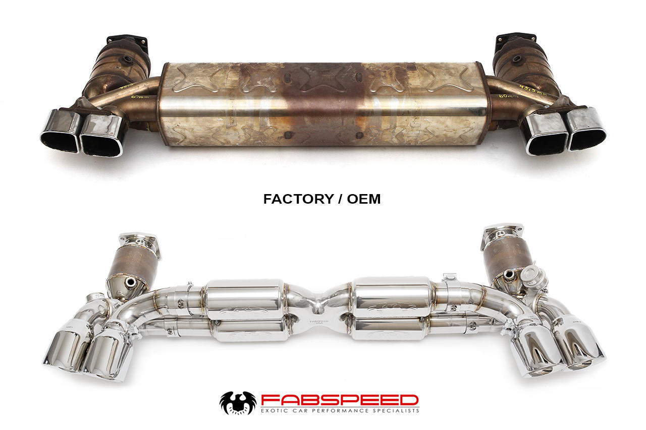 Fabspeed Motorsport Fabspeed Porsche 991 Turbo / Turbo S Valvetronic Supersport X-Pipe Exhaust System 2013-2016