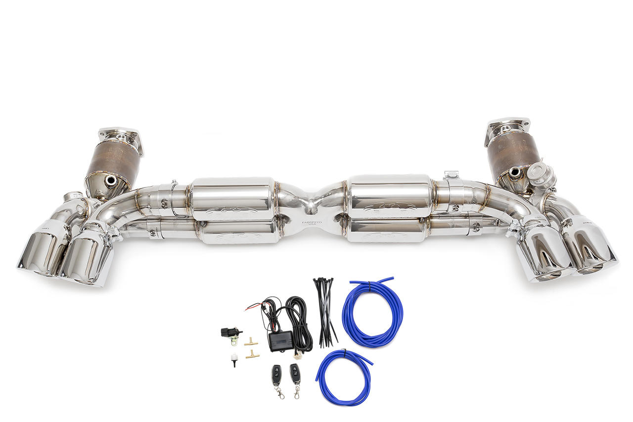 Fabspeed Motorsport Fabspeed Porsche 991 Turbo / Turbo S Valvetronic Supersport X-Pipe Exhaust System 2013-2016