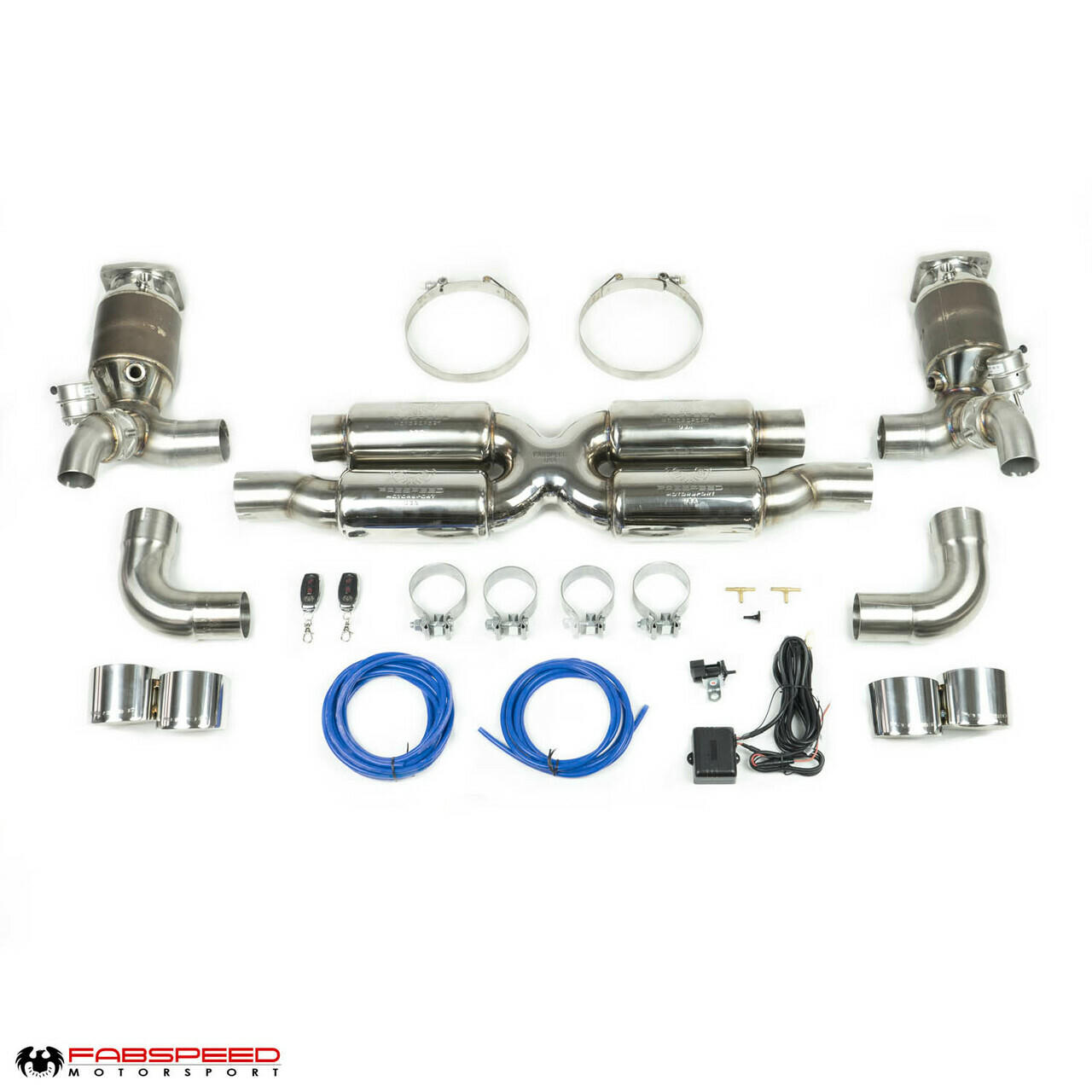 Fabspeed Motorsport Fabspeed Porsche 997.2 Turbo / Turbo S Valvetronic Supersport X-Pipe Exhaust System 2010-2012