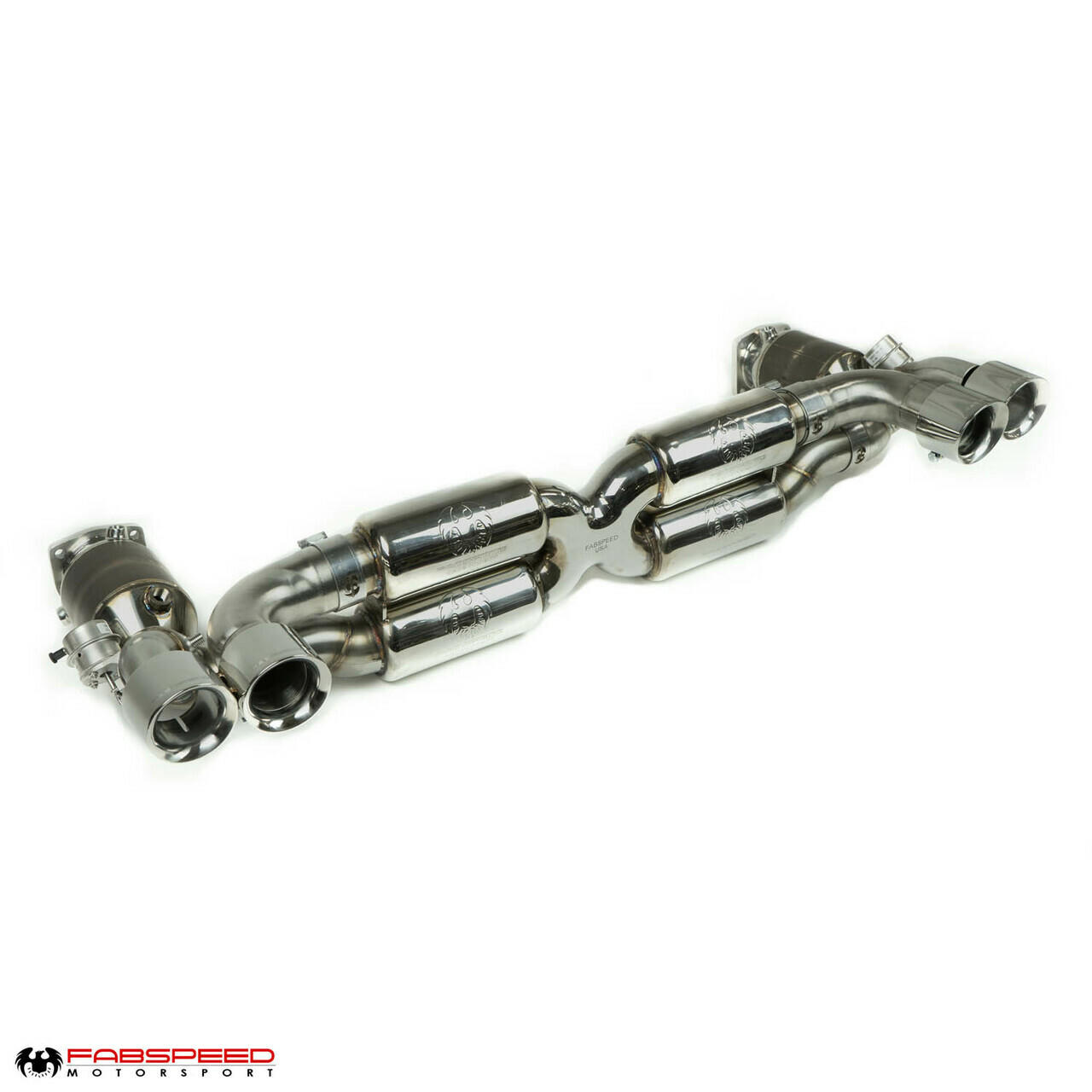 Fabspeed Motorsport Fabspeed Porsche 997.2 Turbo / Turbo S Valvetronic Supersport X-Pipe Exhaust System 2010-2012