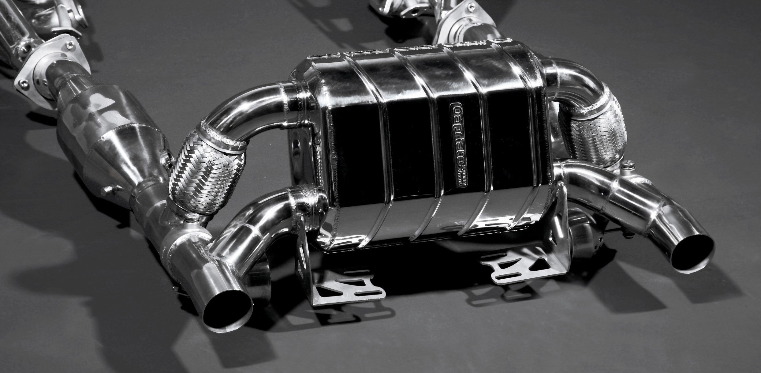 Ferrari F430 Scuderia/16M - Valved Exhaust, Cat Spares + Heat Protection