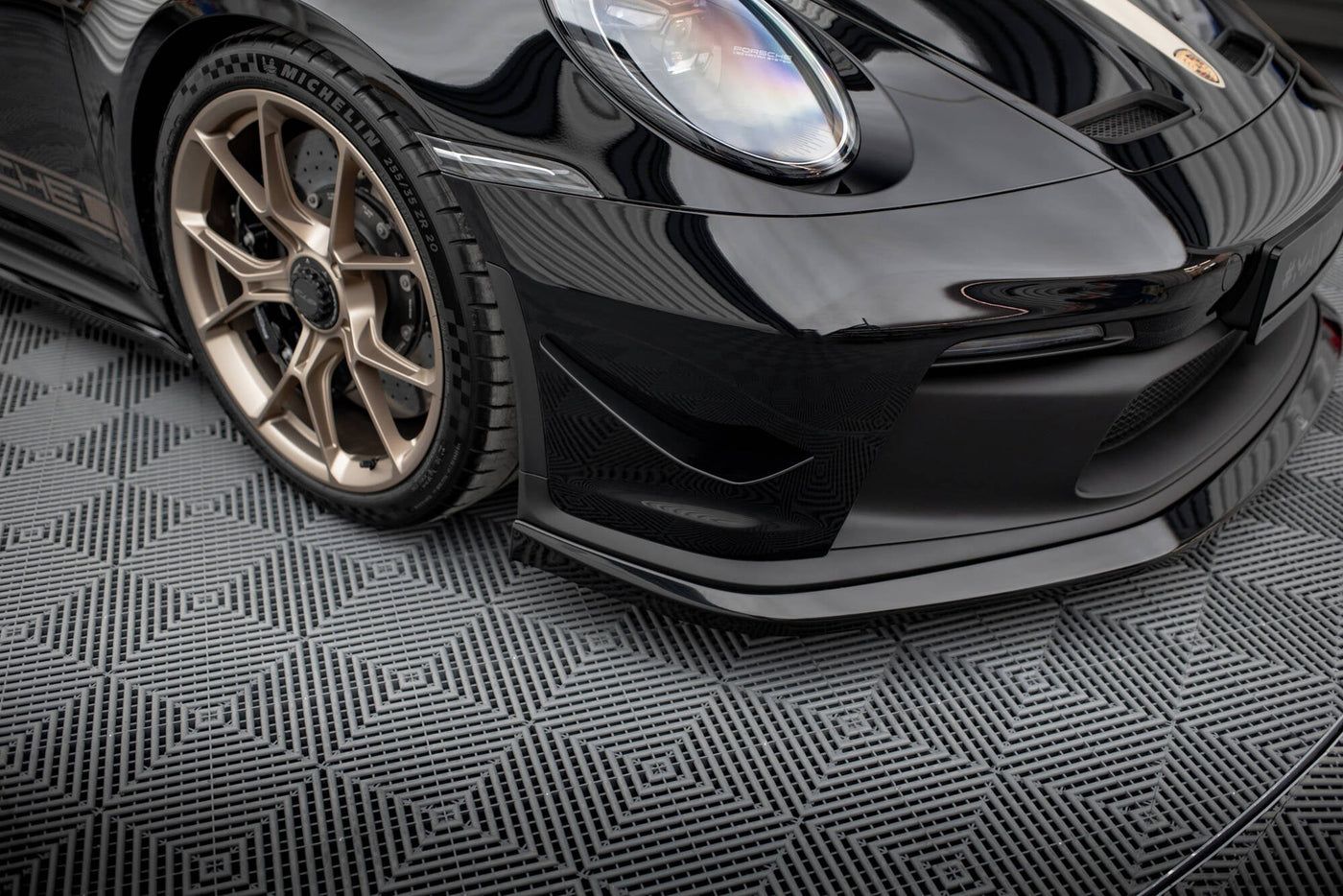 Porsche 911 (992) GT3 Front Canards — vehicle view