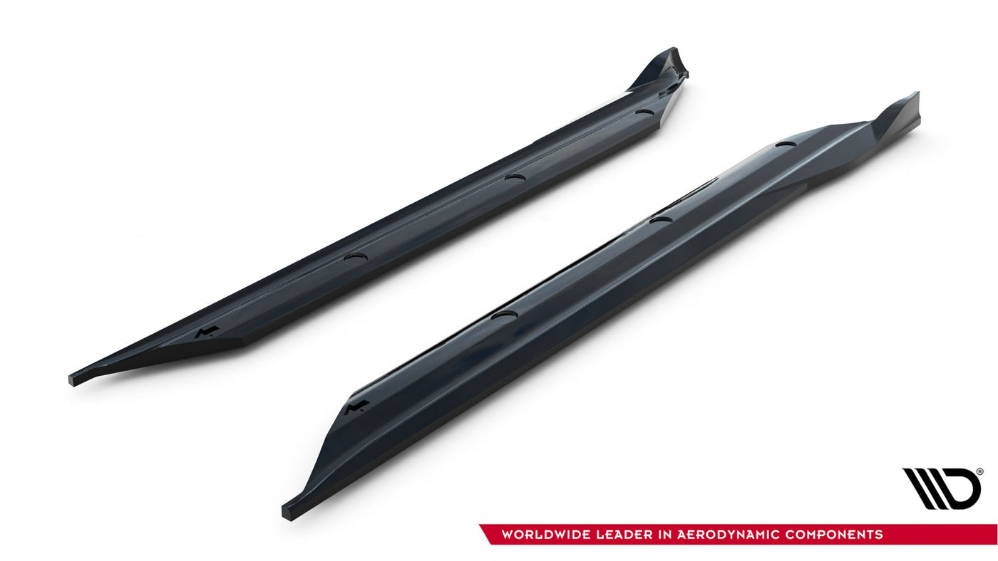 Porsche 718 Cayman / Boxster GTS Side Skirt Diffusers V2 — vehicle view