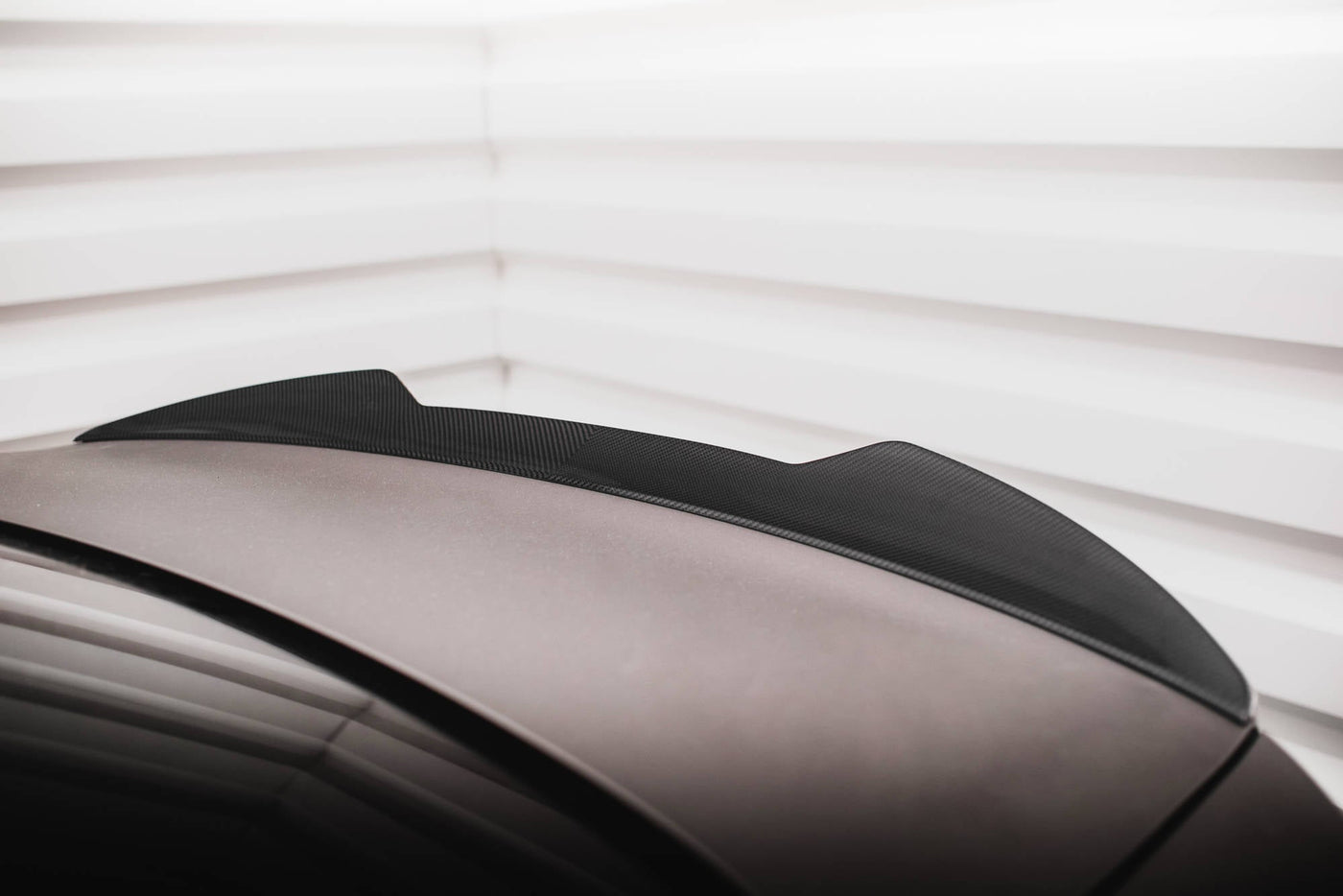 BMW M4 (G82) Carbon Fiber Tailgate Spoiler — vehicle view