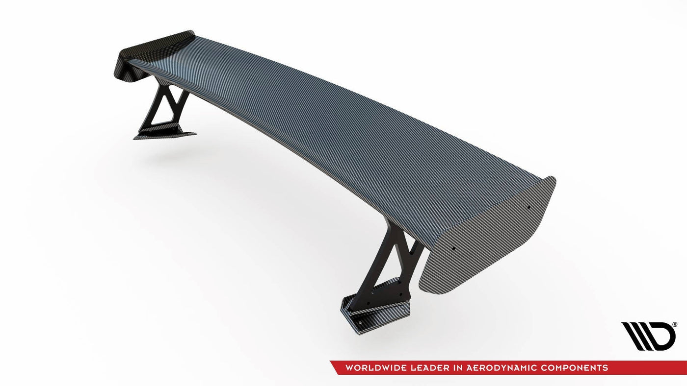 BMW M3 (G80) Carbon Rear Wing with LED brake light, on car