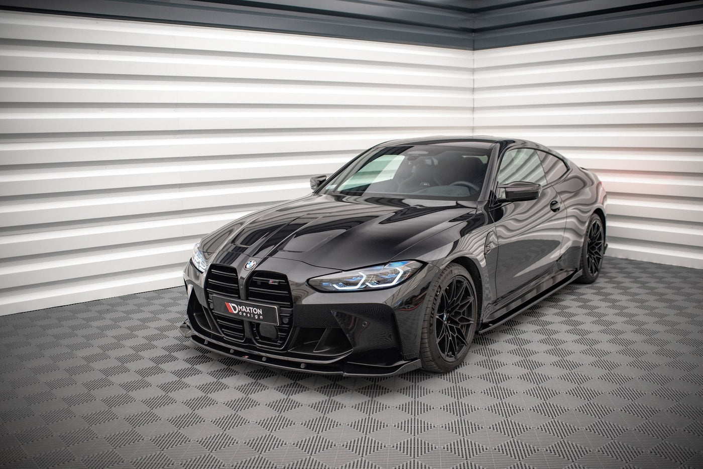 BMW M3 (G80) / M4 (G82) Front Splitter V3 — vehicle view