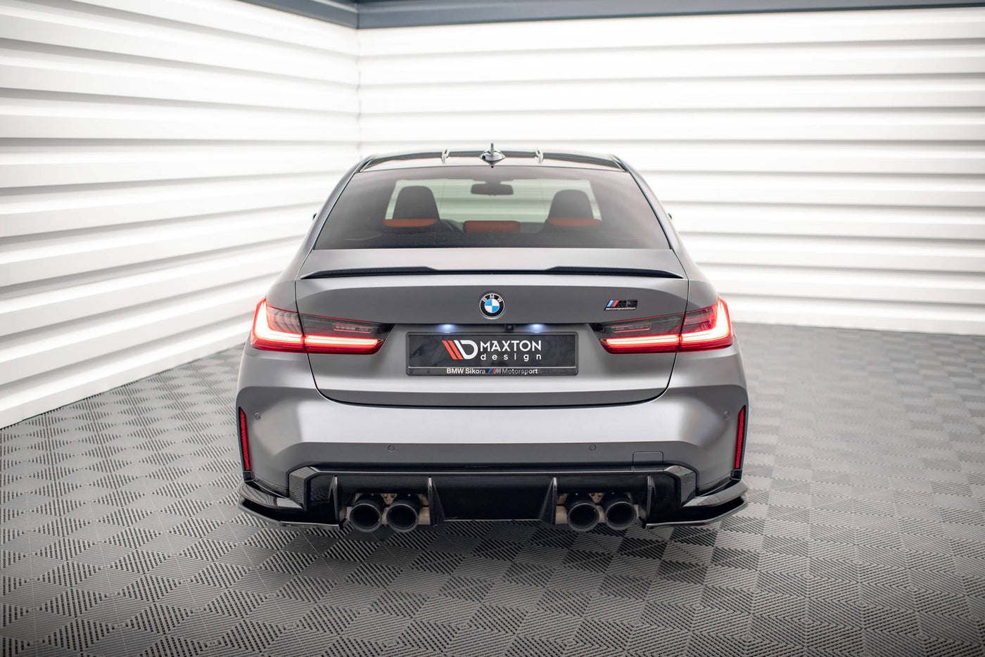 BMW M3 (G80) Full Splitter Set — vehicle view