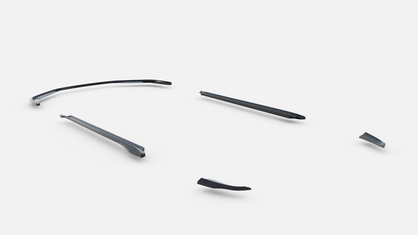 Porsche 718 Cayman GT4 RS Full Splitter Set — vehicle view