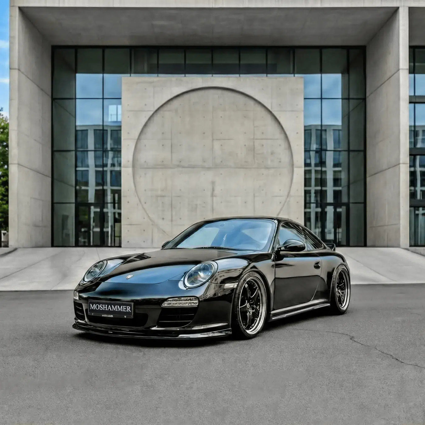 Porsche 997.2 Carrera 4S wide body with Moshammer Tradition RS kit including side skirts