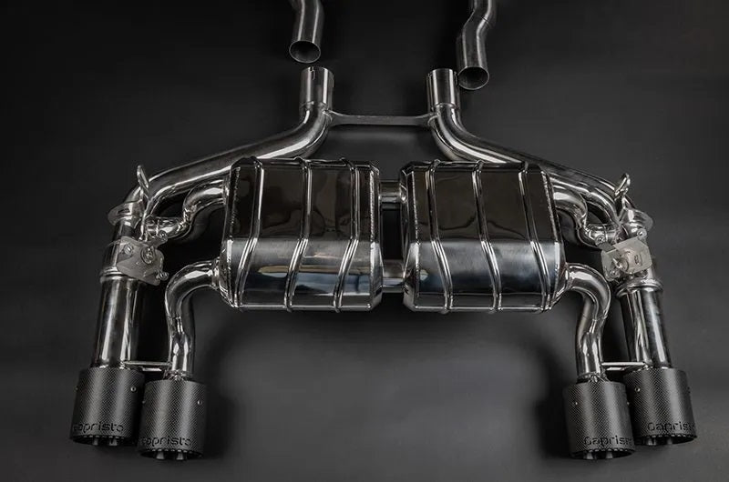 BMW M2 (F87) - ECE Valved Exhaust, MidSilencer Spare + Carbon Tips (CES3)