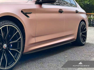 AutoTecknic Dry Carbon Fiber Side Skirt Extension Set - F90 M5 | G30 5-Series