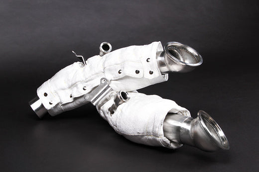 Ferrari SF90 - Cat Spare Downpipes + Heat Protection