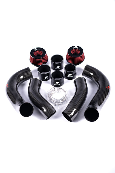 RENNELEMENT G90/G99 M5 3.5” Dry Carbon Fiber Front Mount Intake System