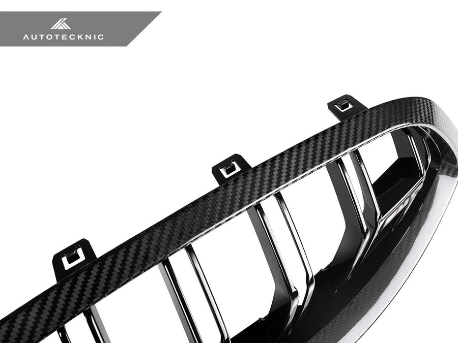 AutoTecknic Dry Carbon Dual-Slats Front Grille - BMW F91/ F92/ F93 M8