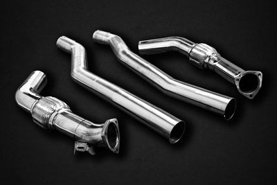 Audi RS6/7 (C8) - ECE Valved Exhaust + RS-Style Oval Tips (OE Actuators)