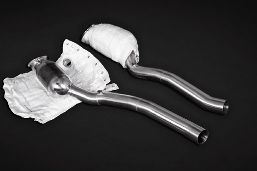 Ferrari 812 (OPF) - Sport Cat Downpipes + Heat Protection