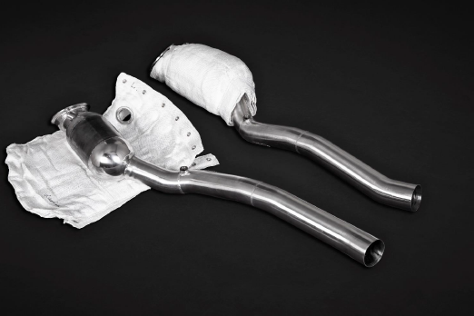 Ferrari 812 (OPF) - Sport Cat Downpipes + Heat Protection