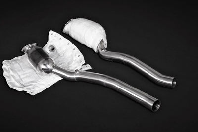 Ferrari F12/812 Superfast - Sport Cat Downpipes + Heat Protection