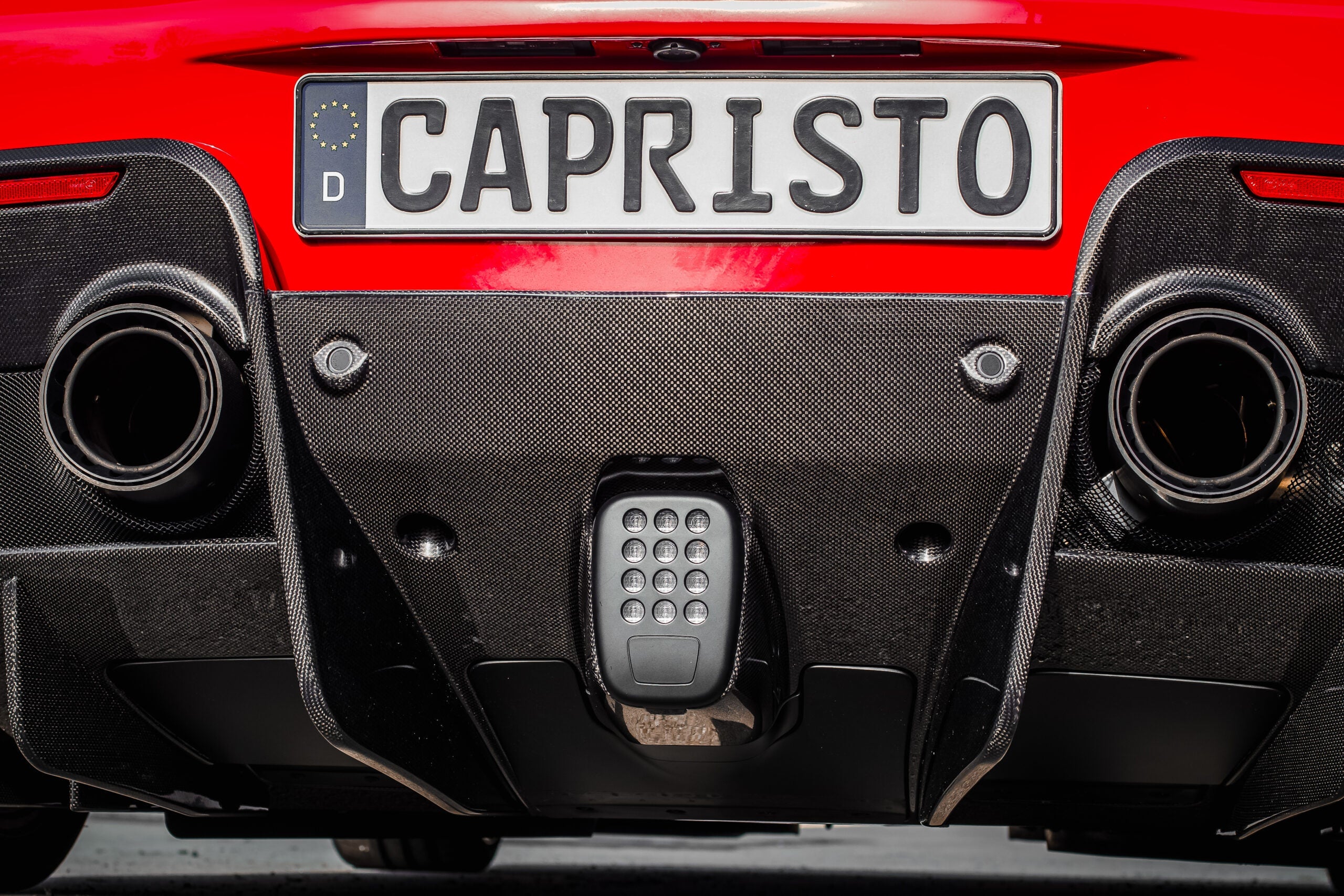 Ferrari 488 Pista - End Pipe Shells